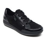 Ara sneaker zwart lak / suède 44587-20
